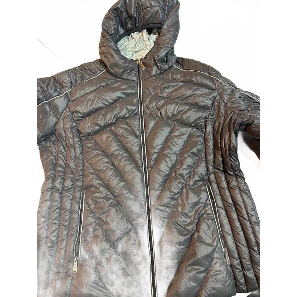 BCBGeneration Packable Down Puffer Jacket Hooded L - image 1